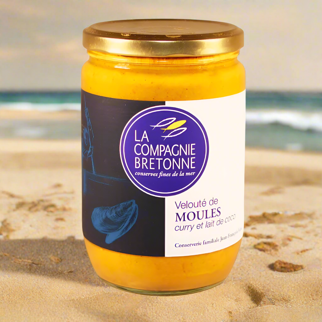 Velouté von Bouchot-Muscheln mit Curry & Kokosmilch 570g Glas à 570 g