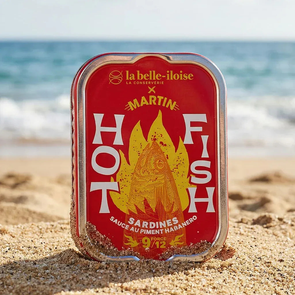 HOT FISH: Sardinen mit Habanero-Chili – Die feurige Kooperation von La Belle-Iloise & Sauces Martin Dose à 115g