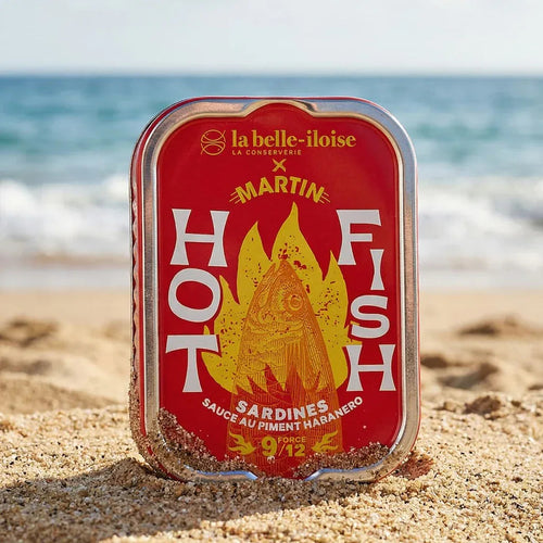 HOT FISH: Sardinen mit Habanero-Chili – Die feurige Kooperation von La Belle-Iloise & Sauces Martin Dose à 115g