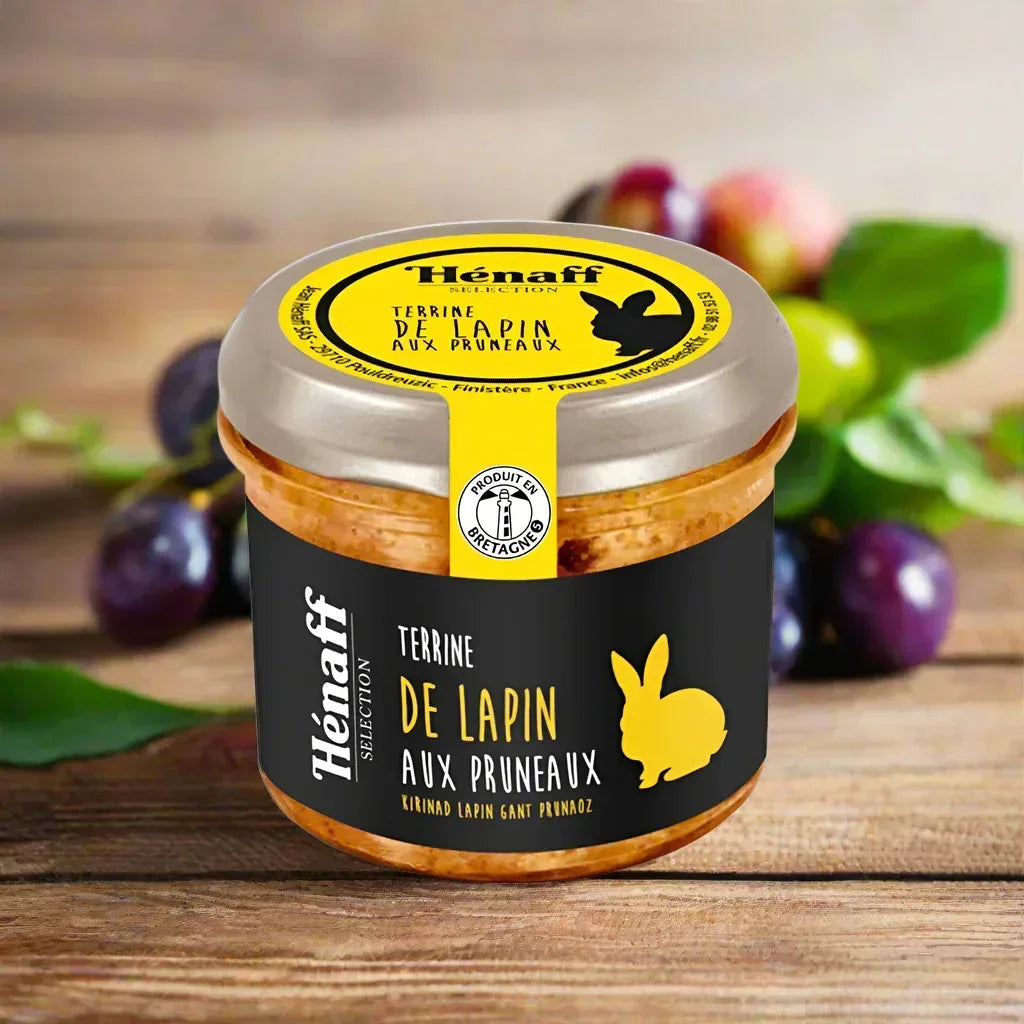 Kaninchenterrine mit Pflaumen 90g