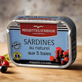 Sardinen "au naturel" mit 5 Beeren (ohne Öl) Dose à 115g