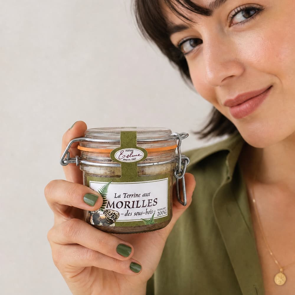 Schweine-Terrine mit Morcheln