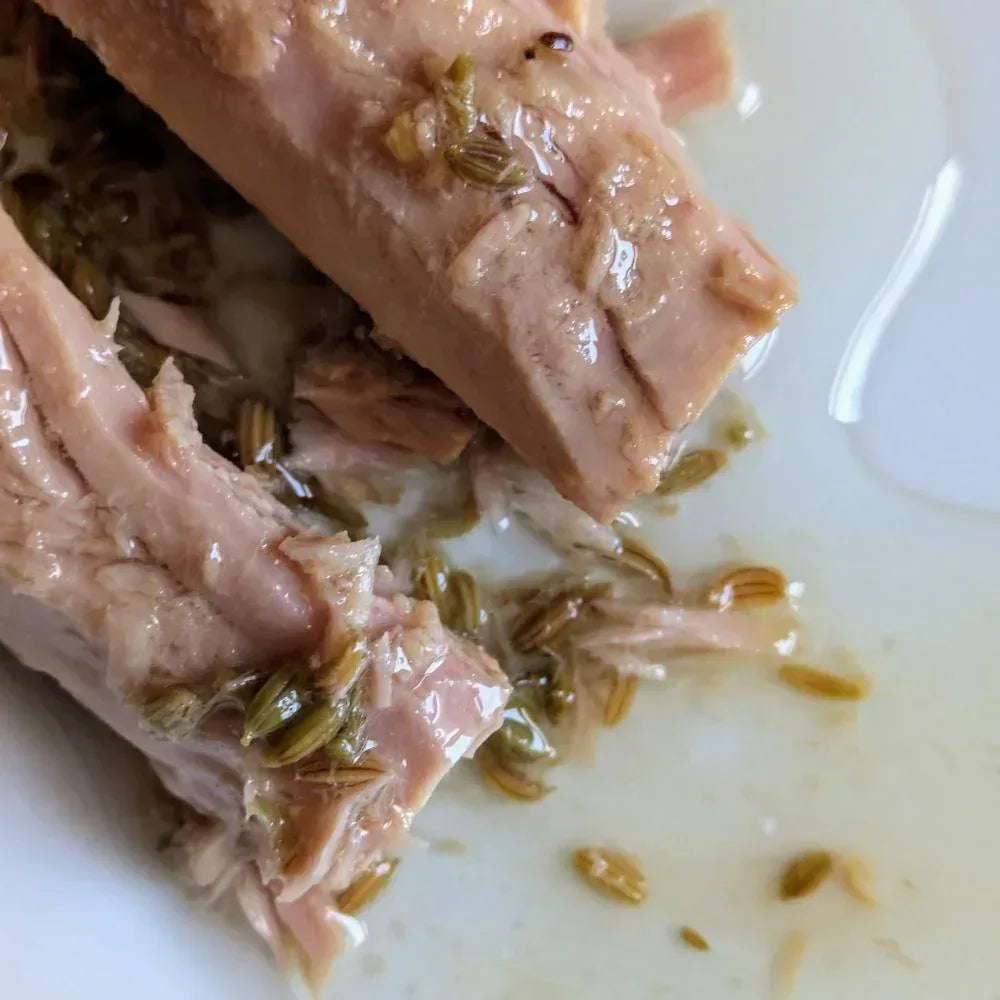 Thunfischfilets in Olivenöl mit Fenchel von den Azoren