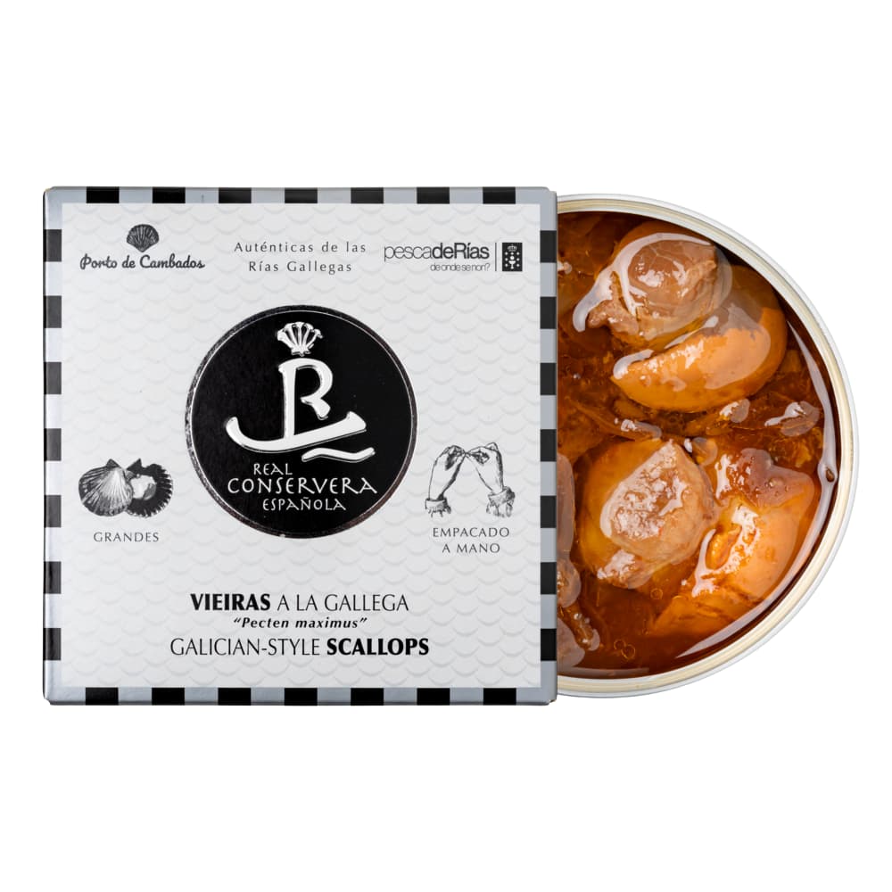 Vieiras a la Gallega (Jakobsmuscheln in galicischer Sauce) Dose à 125 g