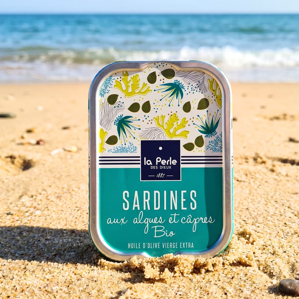 Sardinen mit Algen und Kapern Dose 115g
