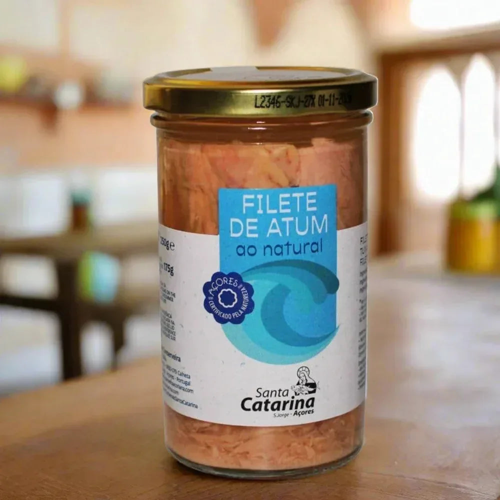 Thunfischfilets Natur (ohne Öl) im Glas