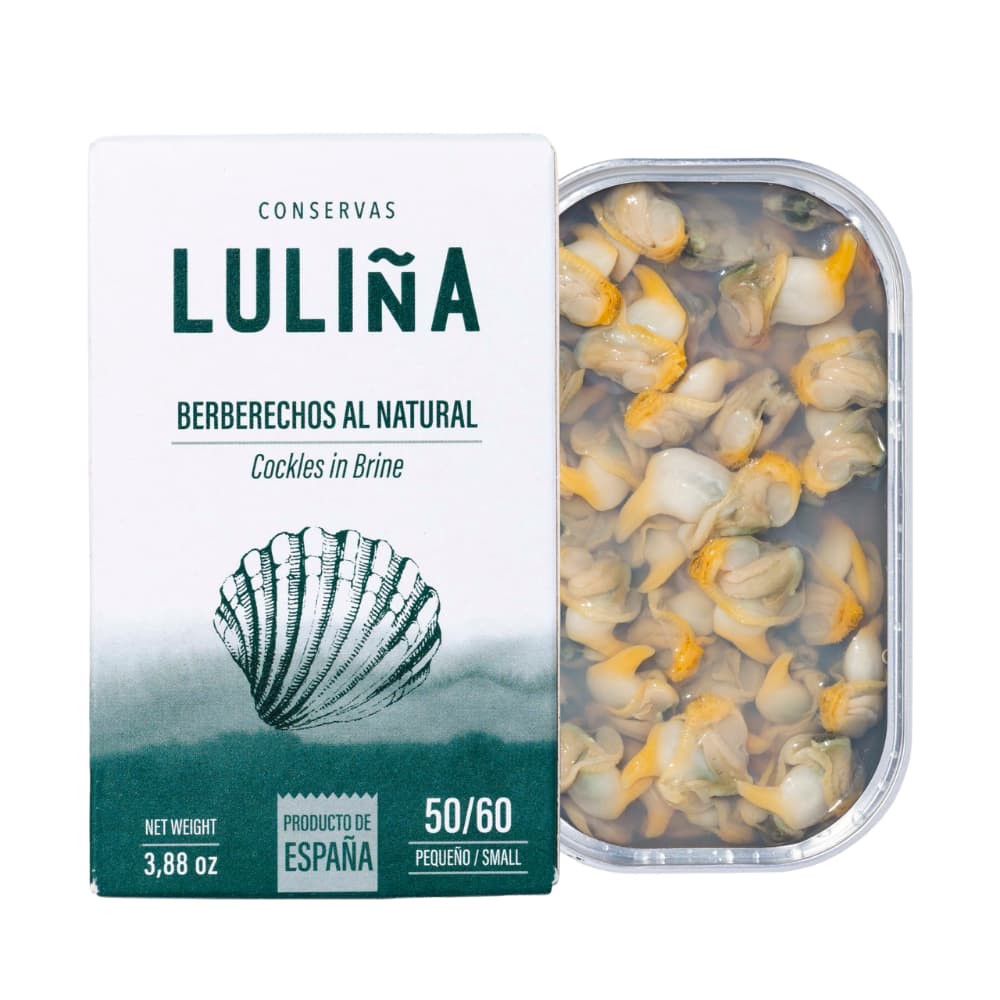 Berberechos al Natural 50/60 Stück (Herzmuscheln im eigenen Saft) Dose à 110g