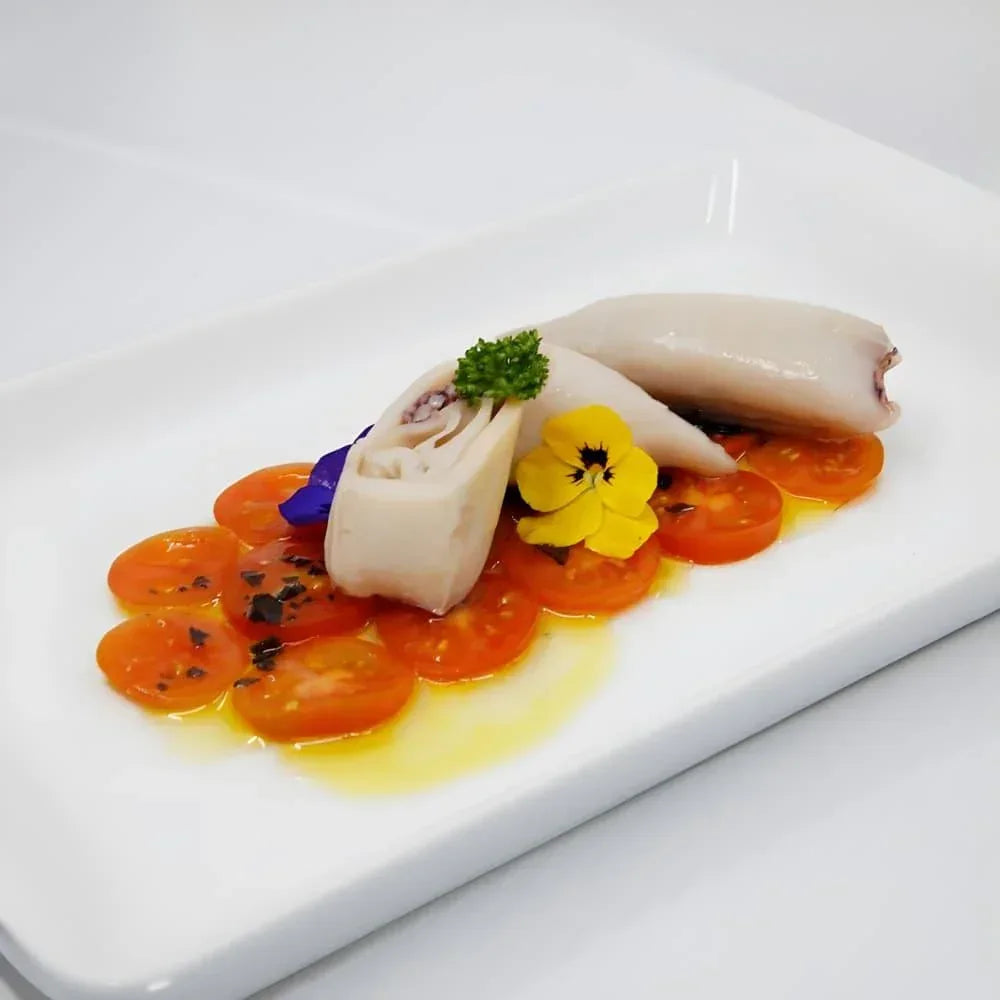 Chipirones in Olivenöl (Kleine Tintenfische aus Galizien)