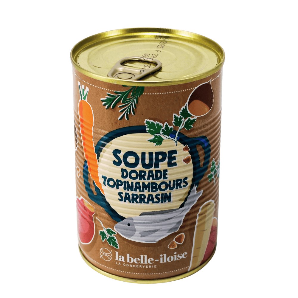 Doraden-Suppe mit Topinambur und Buchweizen