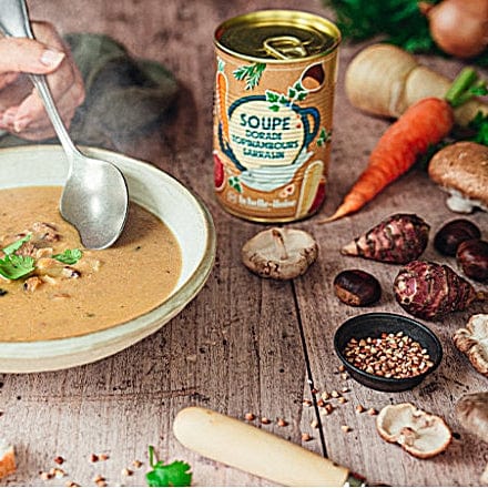Doraden-Suppe mit Topinambur und Buchweizen