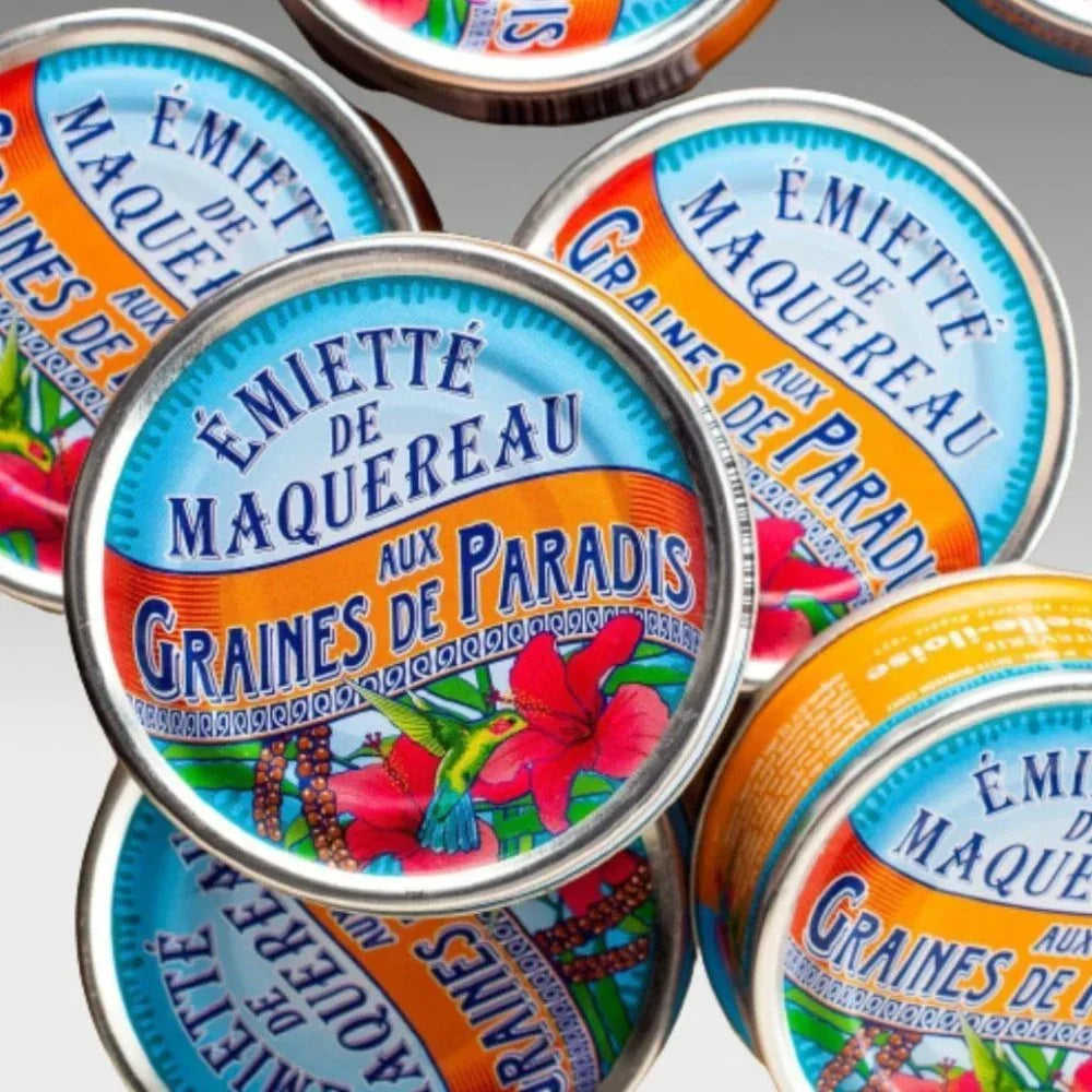 Émietté der Makrele mit Paradieskörnern