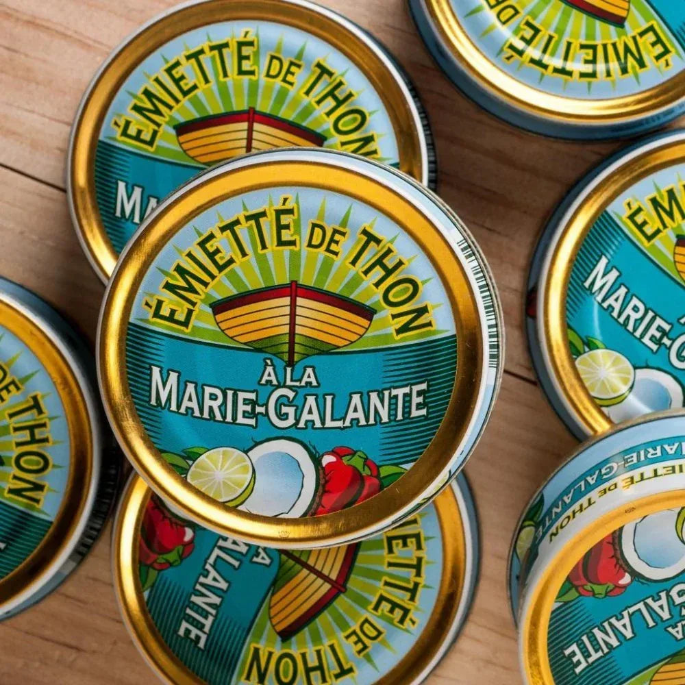 Émietté vom Thunfisch à la Marie-Galante