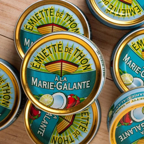Émietté vom Thunfisch à la Marie-Galante