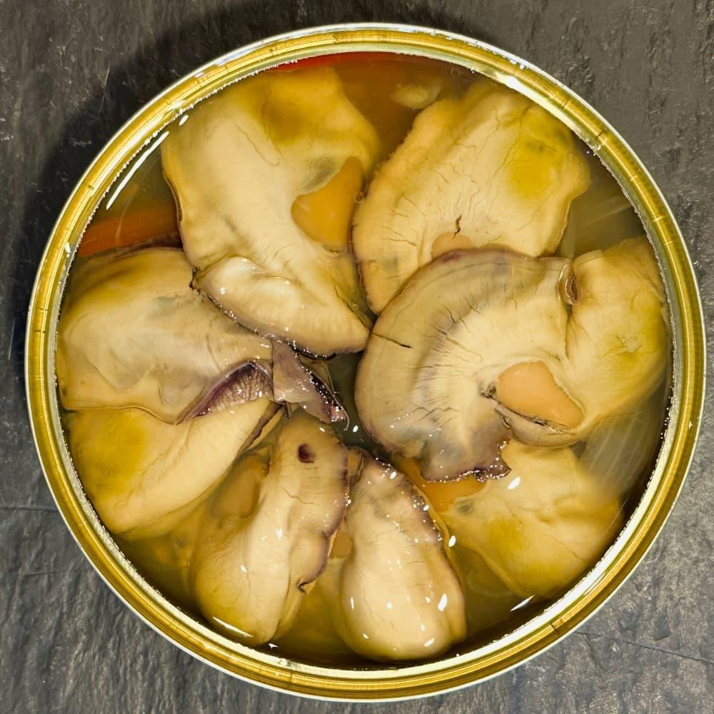 Austern aus Galizien in Albariño-Vinaigrette