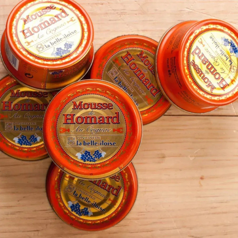 Hummer-Mousse mit Cognac