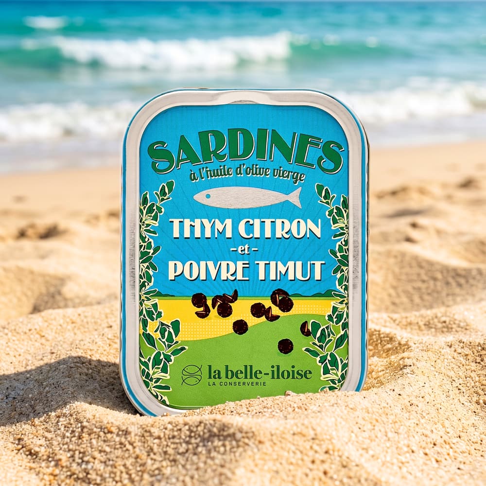 Sardinen mit Zitronen-Thymian und Timut-Pfeffer
