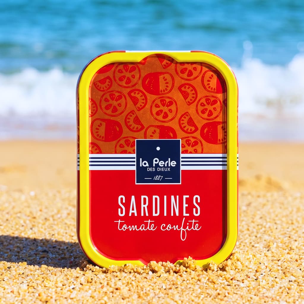 Sardinen mit kandierte Tomate