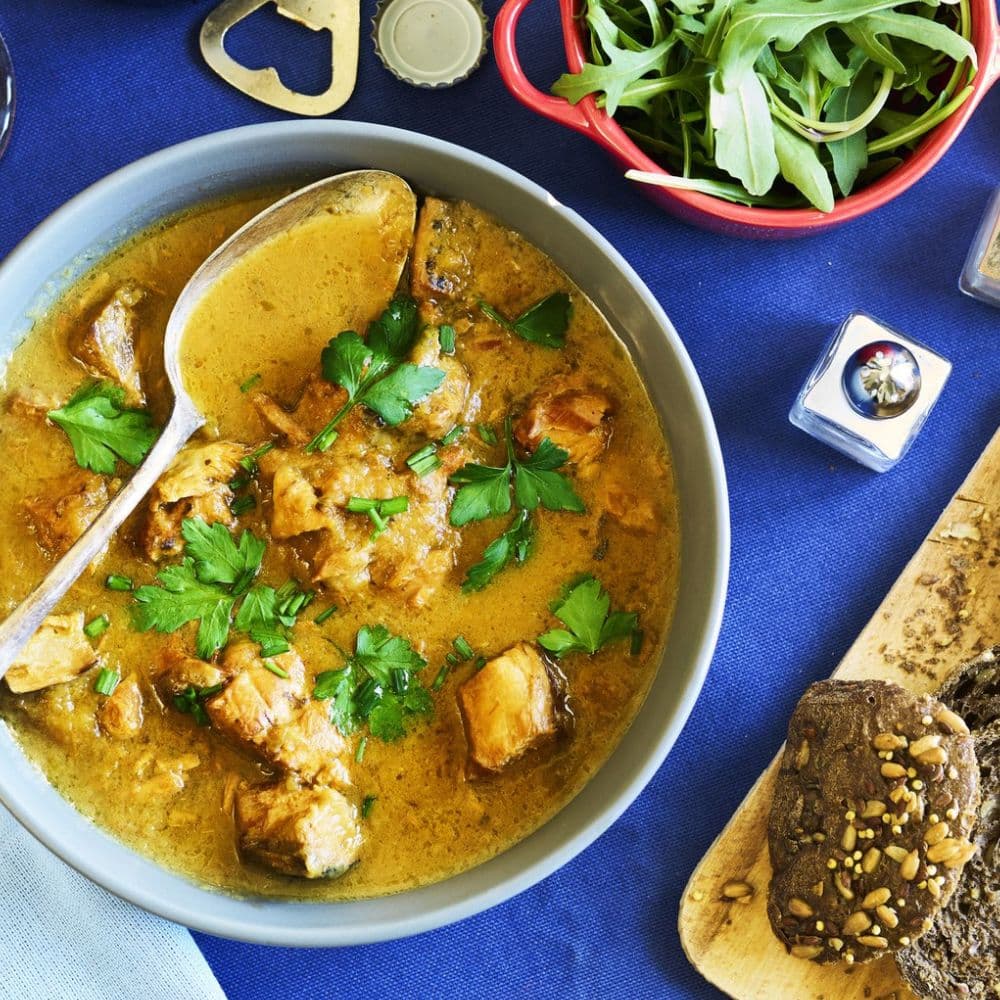 Makrelen-Chowder (Irische Fischsuppe)