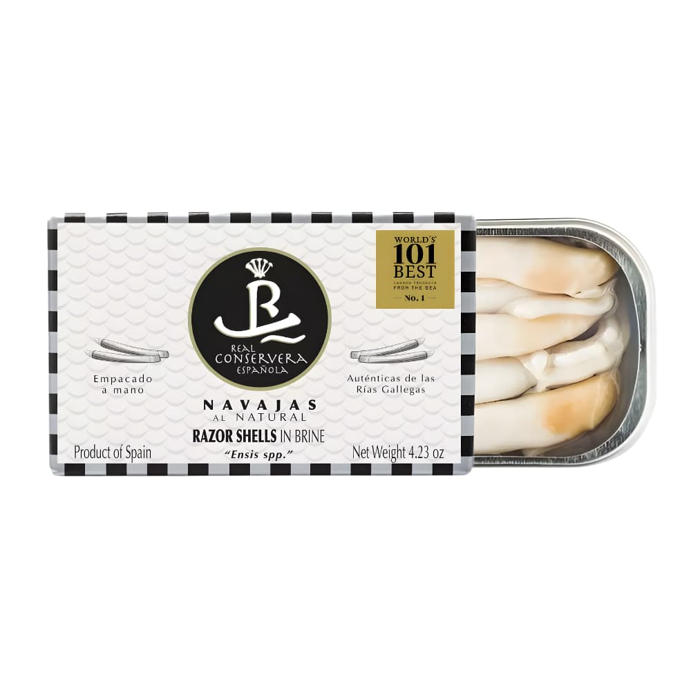 Navajas al Natural de las Rías Gallegas (Schwertmuscheln im Natursud) Dose à 120 g