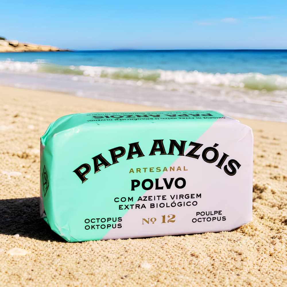 Oktopus aus der Algarve mit nativem Olivenöl extra (Papa Anzóis) 120g