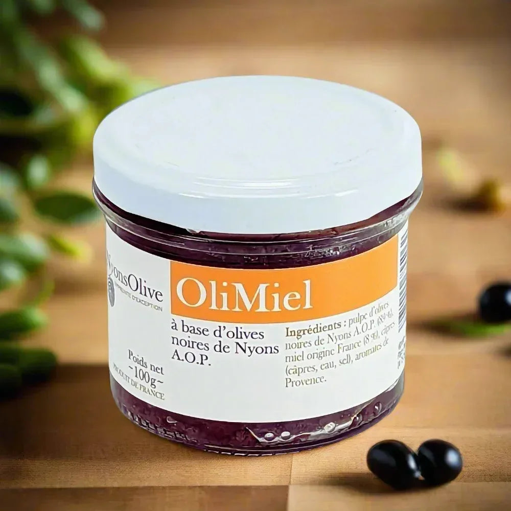 Paste von schwarzen Oliven mit Honig "Olimiel"