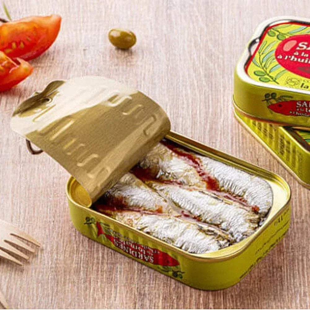 Sardine mit Tomate und Olivenöl