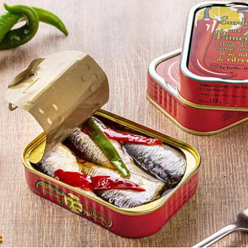 Sardine mit zweifach Chili