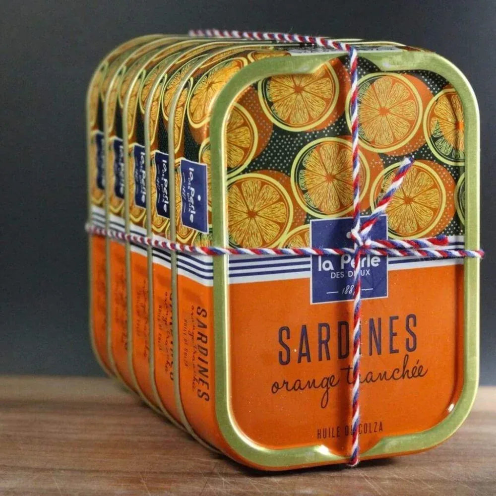Sardinen in Rapsöl mit Orange