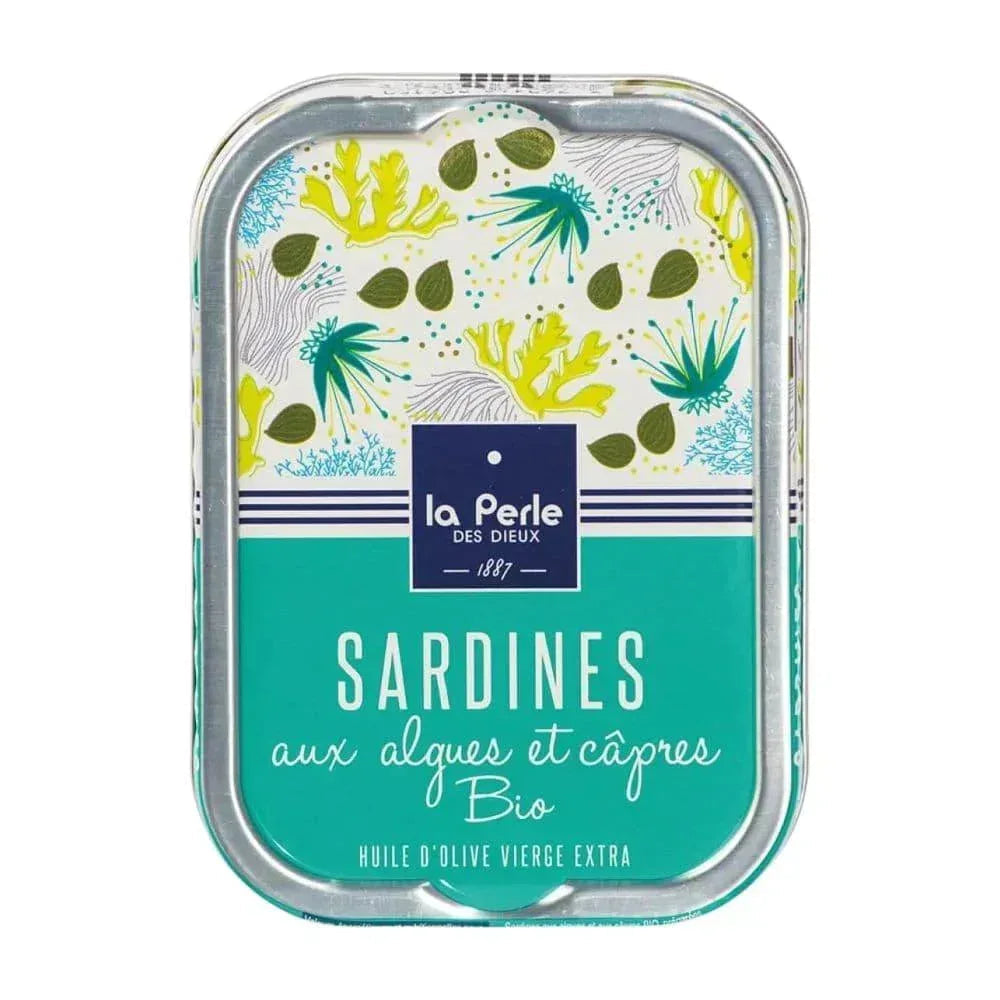 Sardinen mit Algen und Kapern