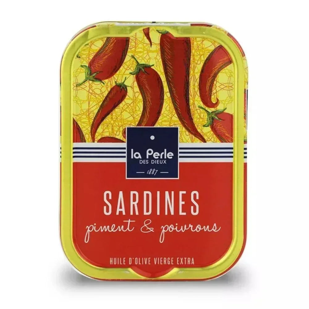 Sardinen mit Chili und Paprika