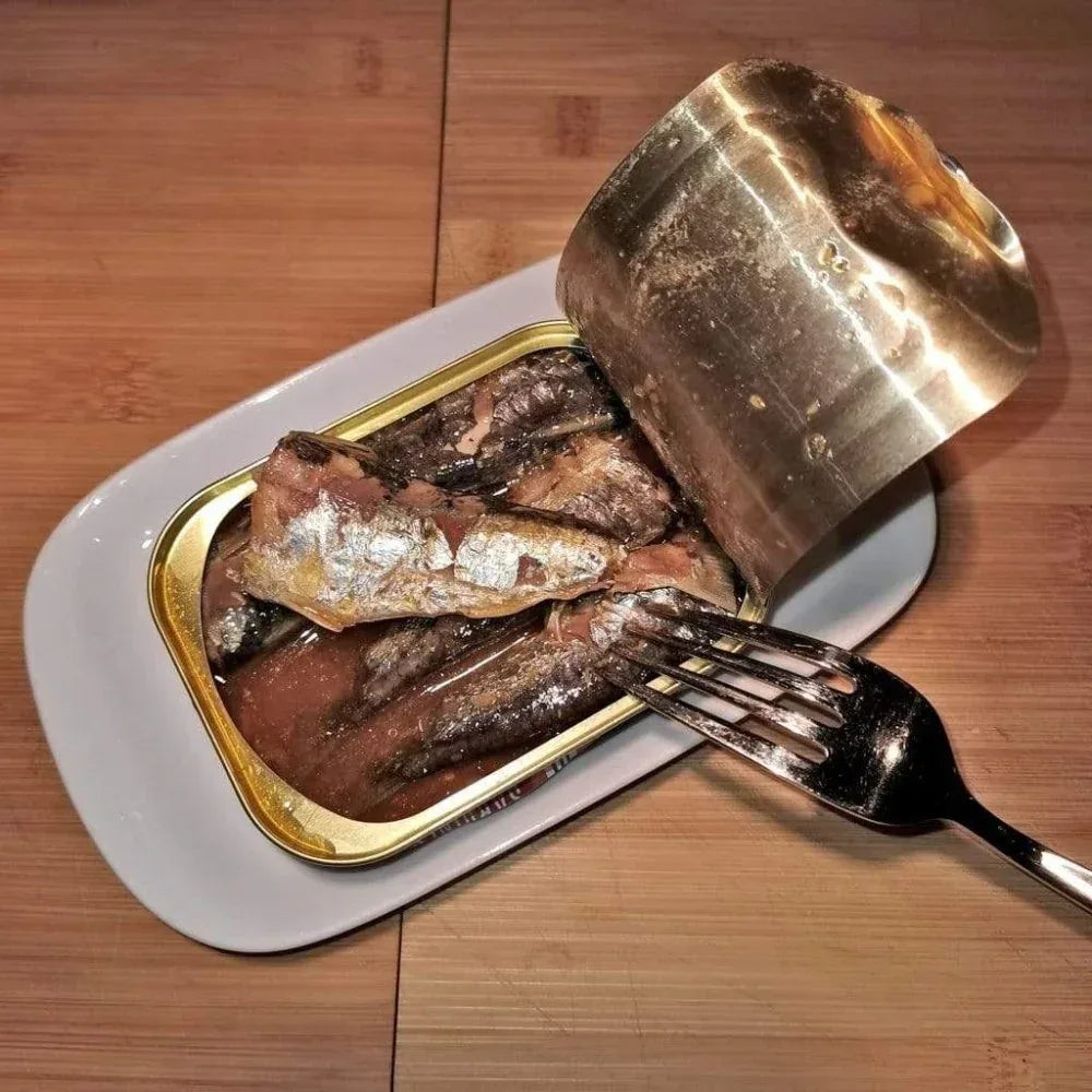 Sardinen mit kandierte Tomate