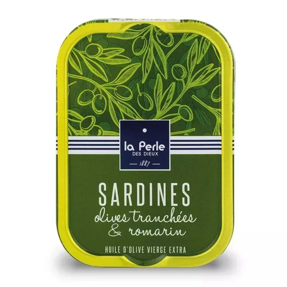 Sardinen mit Oliven und Rosmarin
