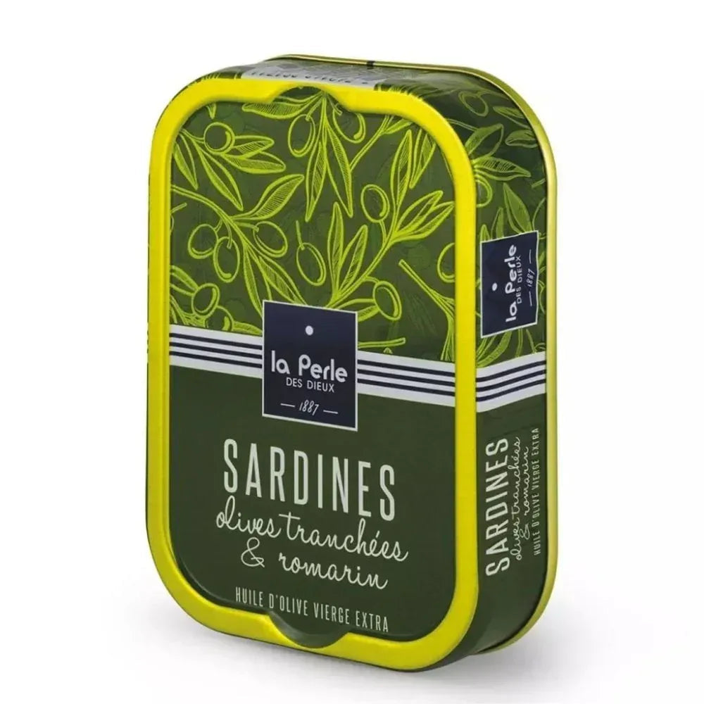 Sardinen mit Oliven und Rosmarin