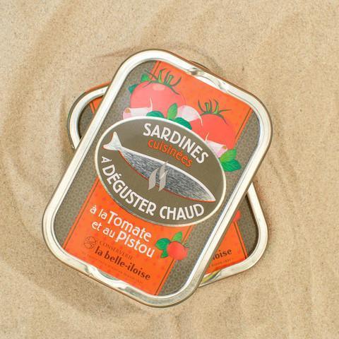 Sardinen mit Tomaten und Pistou zum Braten