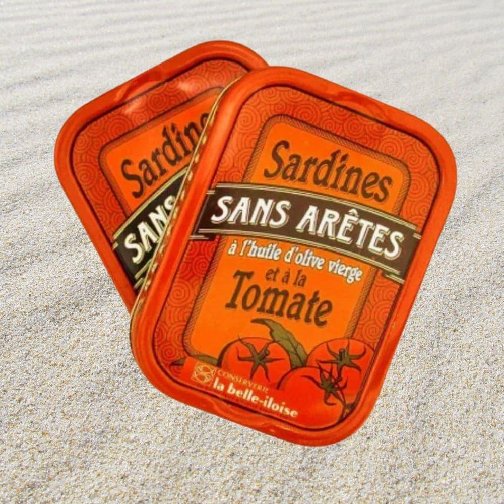 Sardinen ohne Gräten mit Olivenöl und Tomate