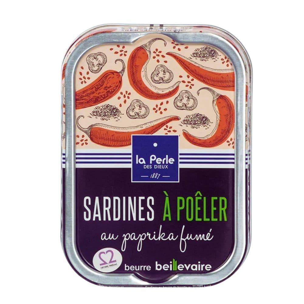 Sardinen zum Braten in Beillevaire-Fassbutter mit geräuchertem Paprika
