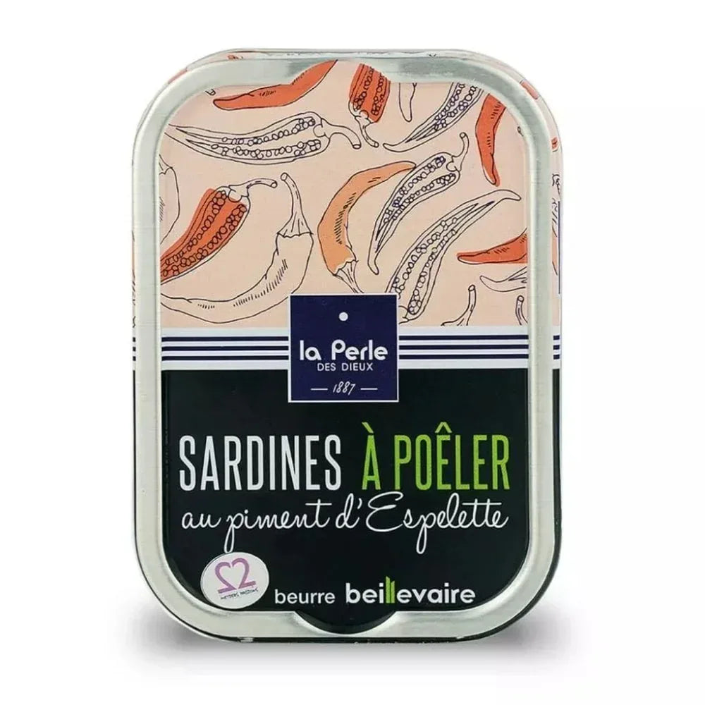 Sardinen zum Braten mit Fassbutter und Piment d’Espelette