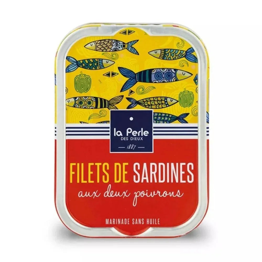 Sardinenfilets mit zweierlei Paprika