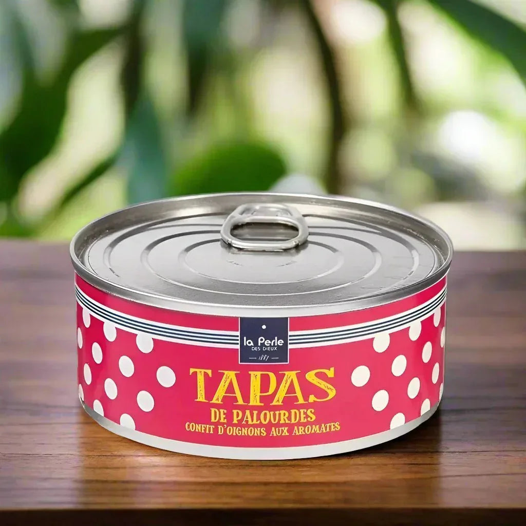 Tapas von Venusmuscheln mit Zwiebelconfit