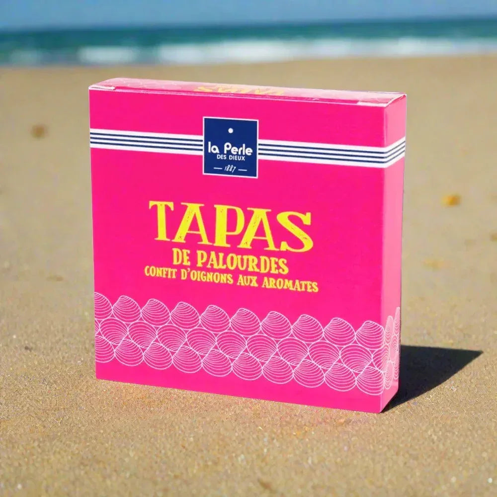 Tapas von Venusmuscheln mit Zwiebeln