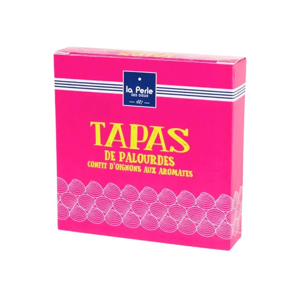 Tapas von Venusmuscheln mit Zwiebeln