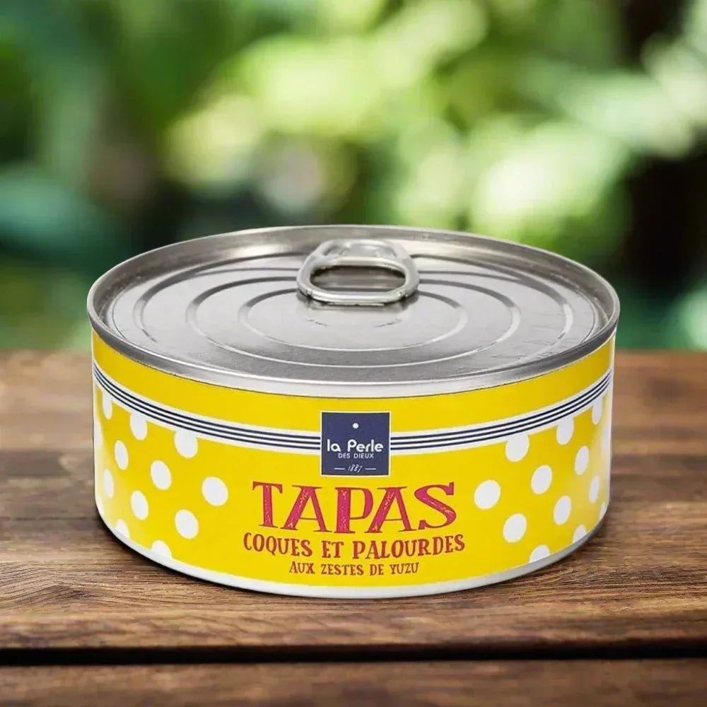 Tapas von Venusmuscheln und Herzmuscheln mit Yuzu