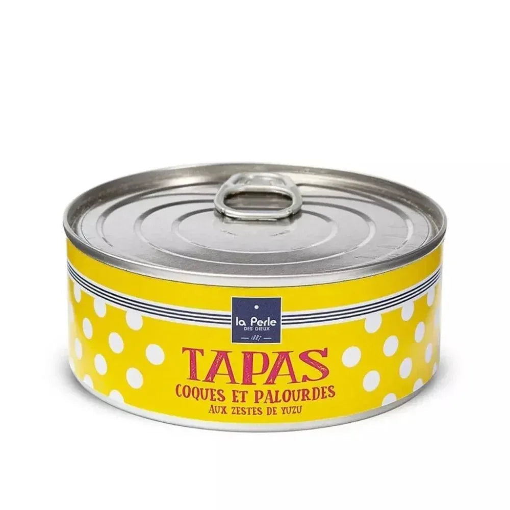 Tapas von Venusmuscheln und Herzmuscheln mit Yuzu