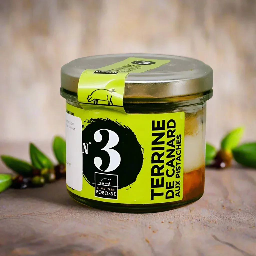 Verrine N°3 - Enten-Terrine mit Pistazien und Armagnac - Bobosse