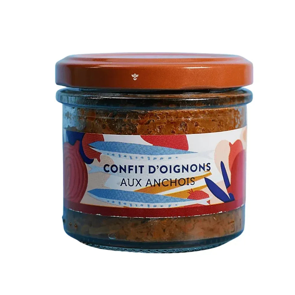 Zwiebelconfit mit Sardellen