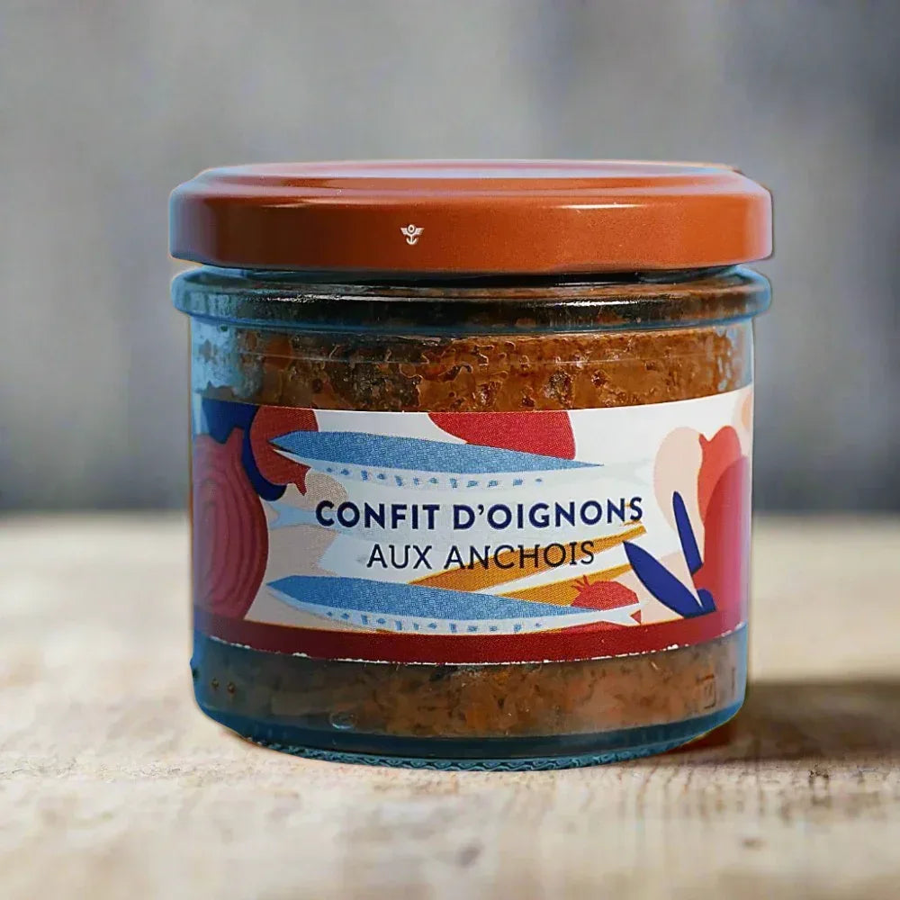 Zwiebelconfit mit Sardellen