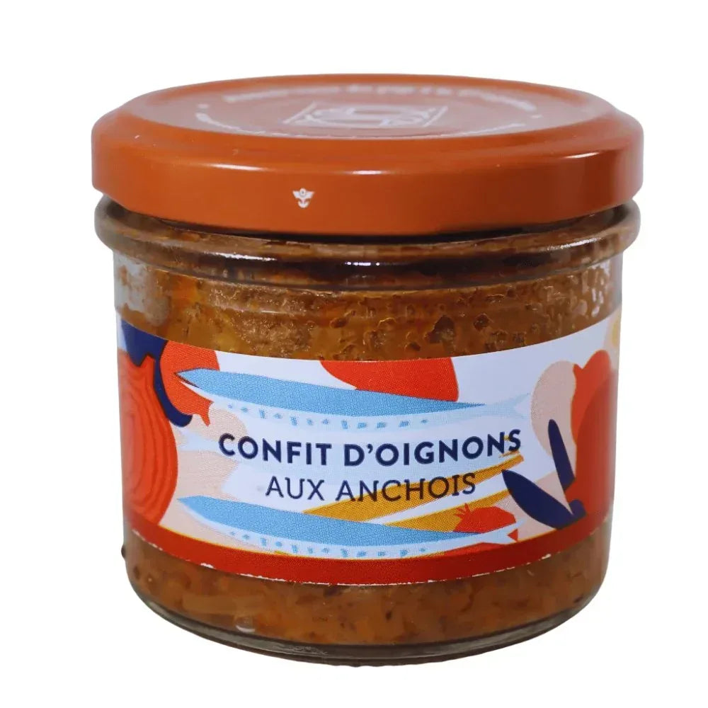 Zwiebelconfit mit Sardellen